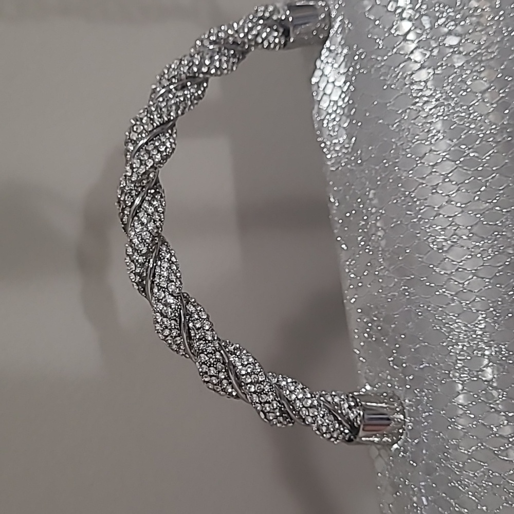 Aldo Silver Glam Shoulder Bag - Picture 4 of 5